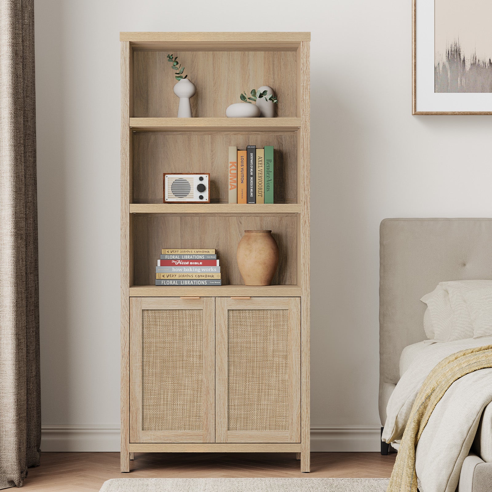 Savanna 70.9Inch Wood Bookcase