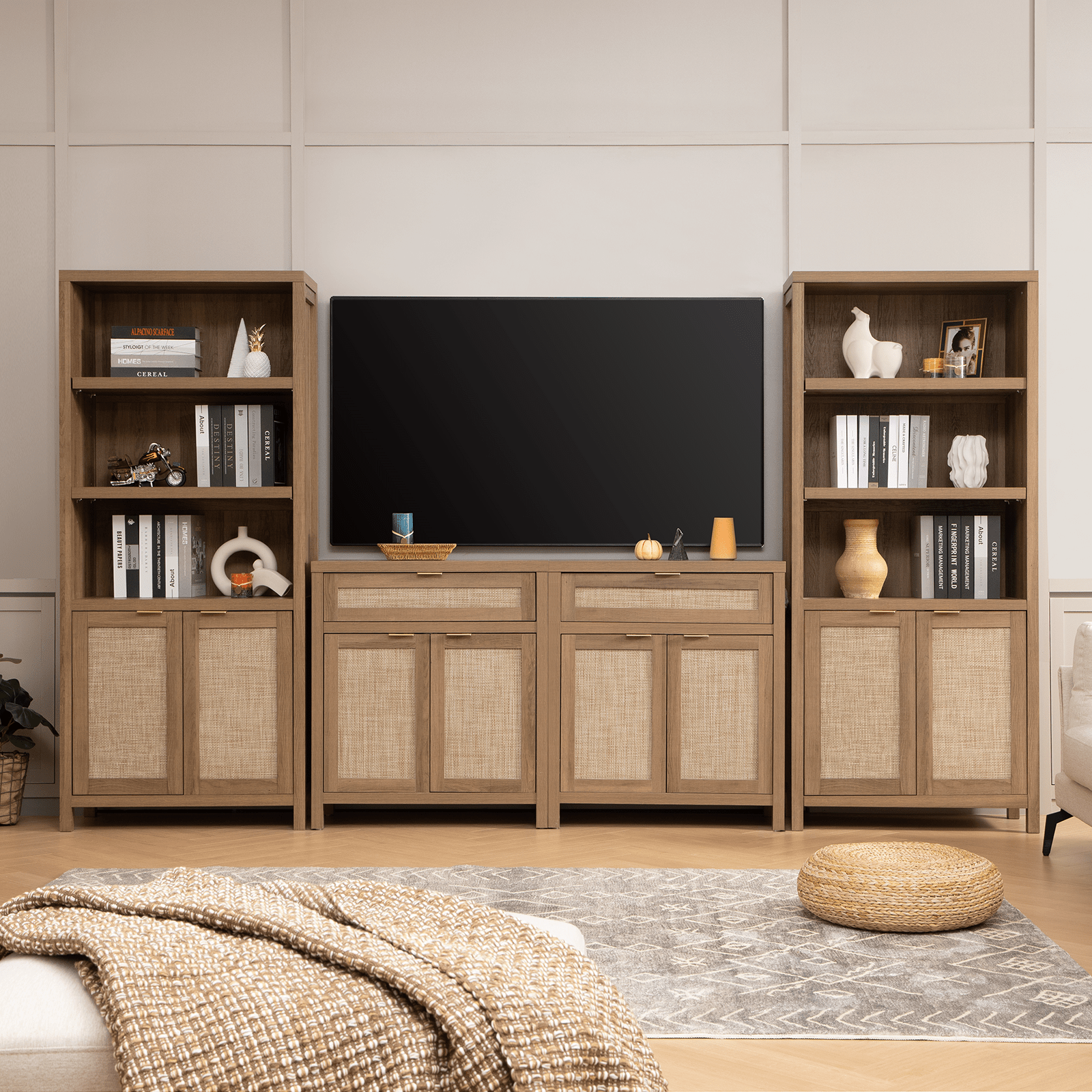 Savanna Wood Bookcase - Sicotas