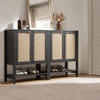 Terra Black Shoe Cabinet, 2 Doors - Sicotas