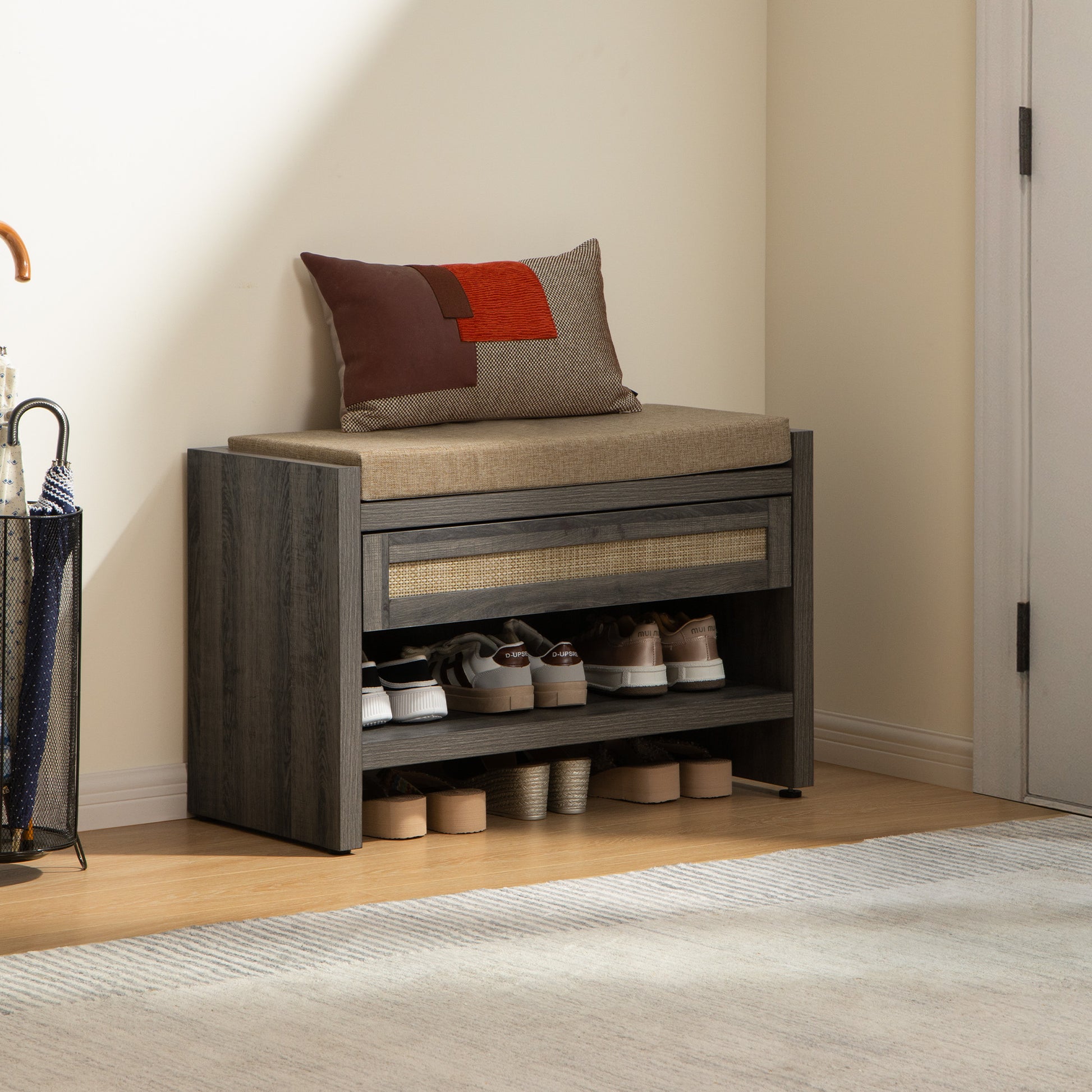 Savanna Shoe Bench with Storage