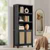 Savanna 70.9'' Tall Black Bookcase - Sicotas