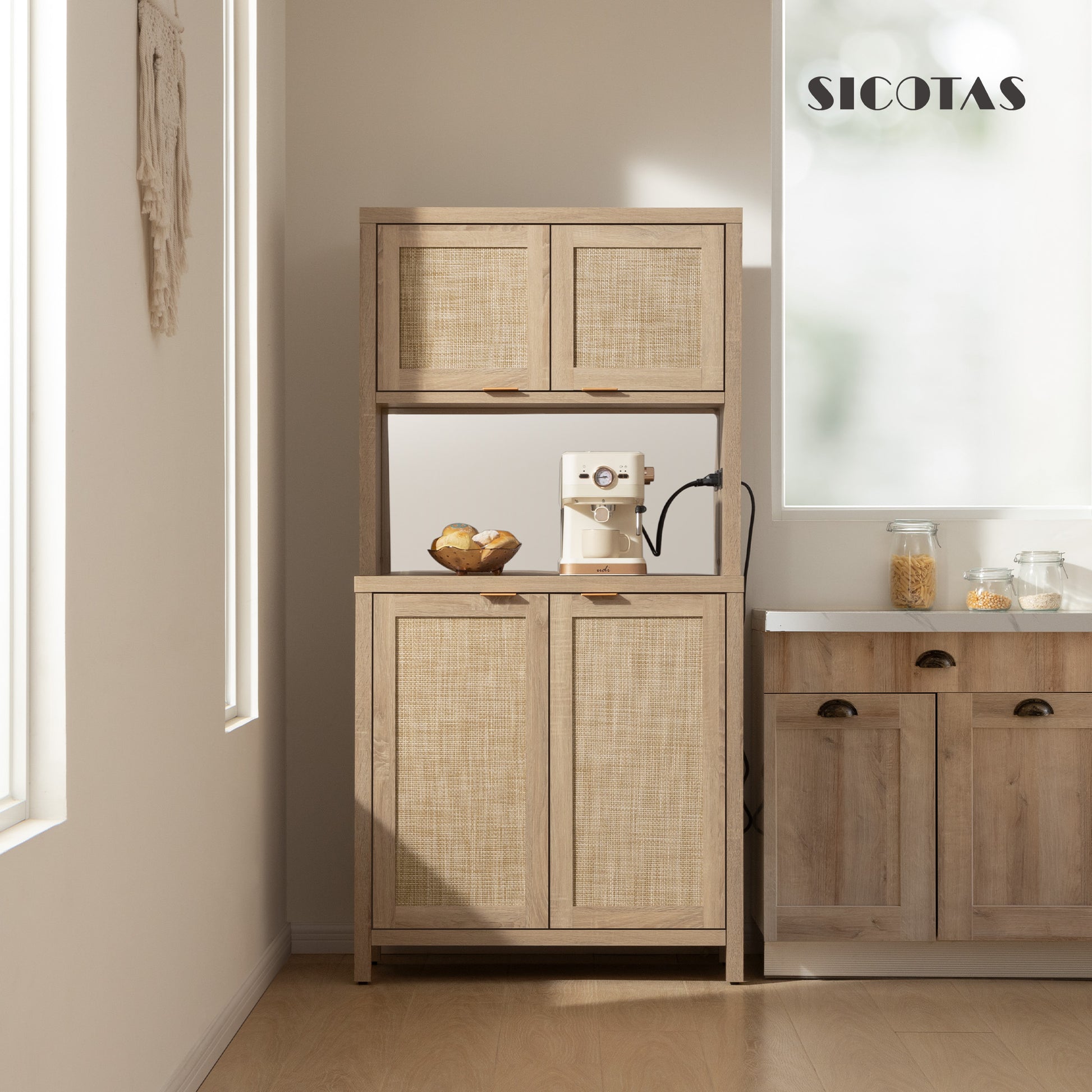 Savanna Pantry Cabinet - Sicotas