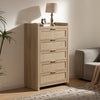 Savanna Wood Dresser, 5 Drawers - Sicotas