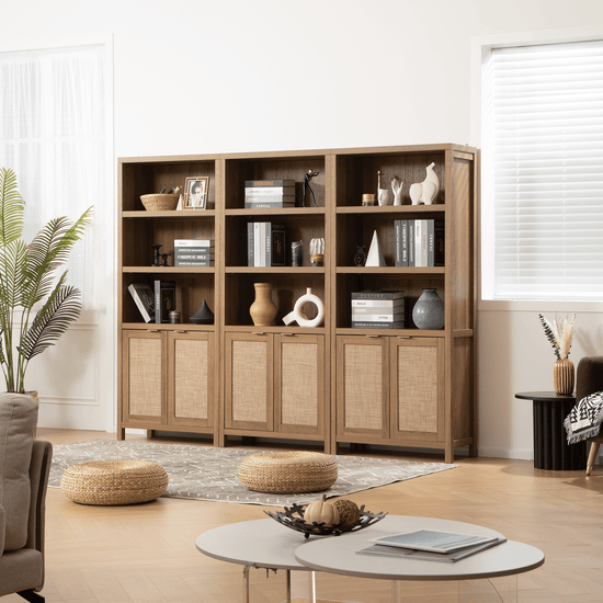 Savanna 5-Tier Tall Bookcase - Sicotas