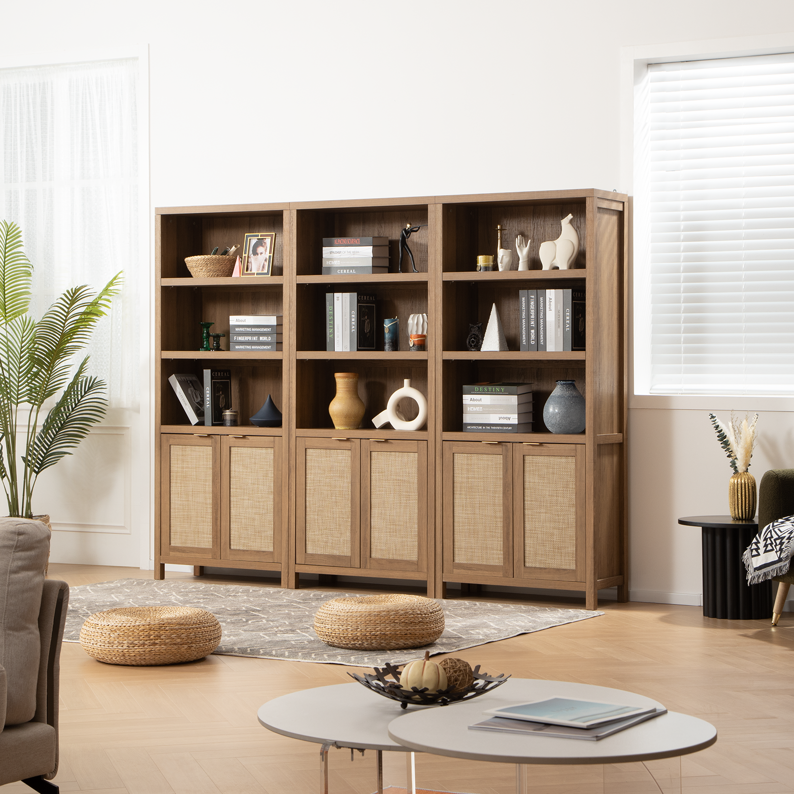 Savanna 5-Tier Large Bookcase