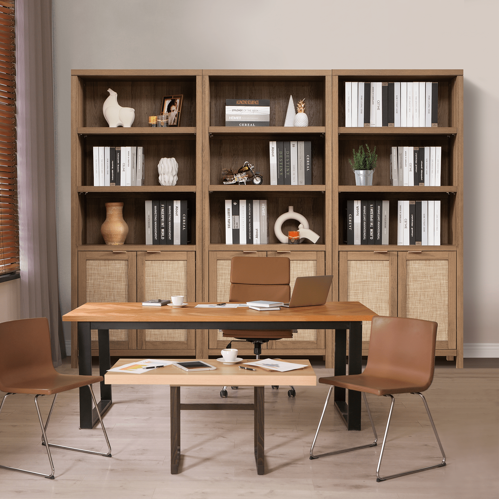 Savanna Wood Bookcase - Sicotas