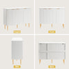 Opus White Buffet Cabinet - Sicotas