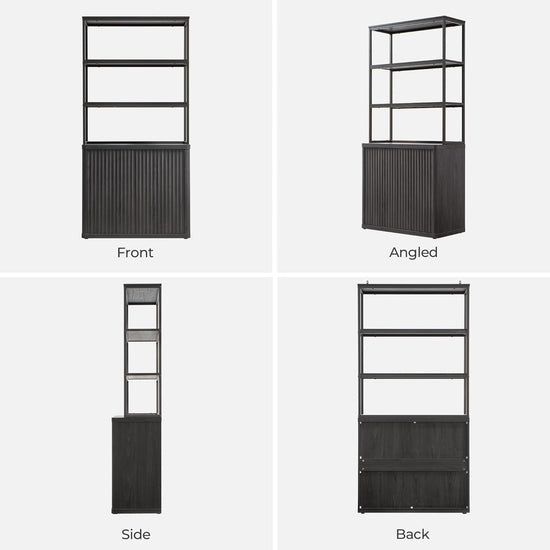 Cas Book shelf with Storage