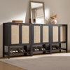 Terra Black Shoe Cabinet, 2 Doors - Sicotas