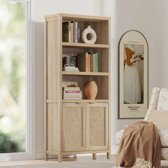 Savanna 70.9Inch Wood Bookcase