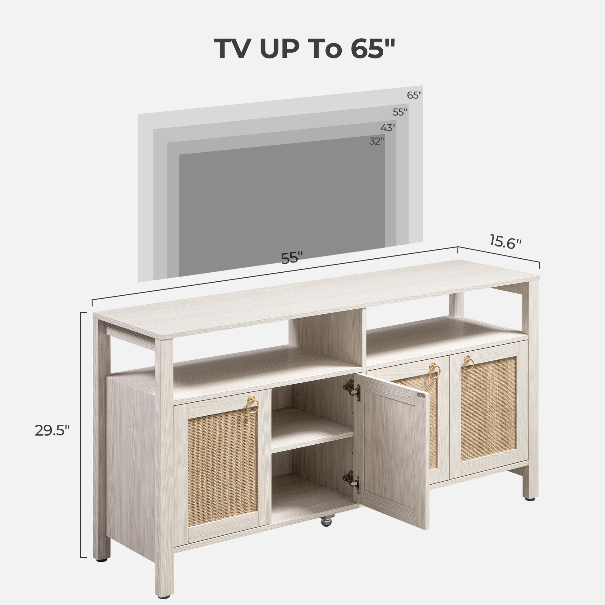 Terra TV Stands White