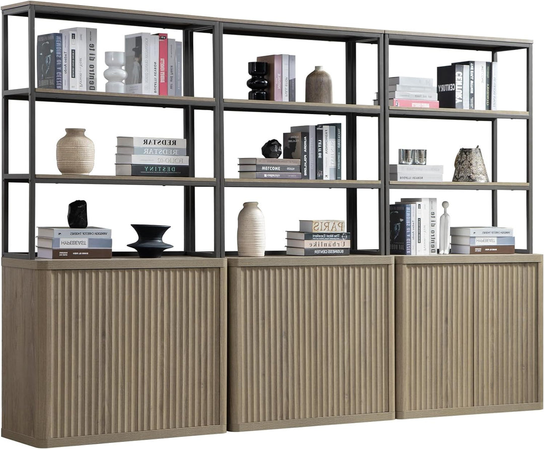 Cas  70.9Inch Bookcase with Doors