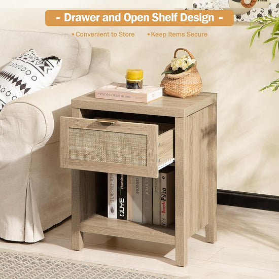 Savanna Rattan Nightstand