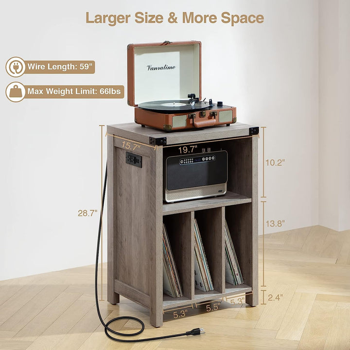 Record Player Stand, Type C Charging