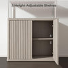 Cas 70.9Inch Bookshelf With doors - Sicotas