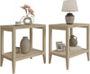 Savanna Rattan Boho End Table - Sicotas