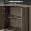 Cas 70.9Inch Bookshelf With doors - Sicotas