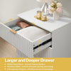 Opus White Dresser with 4 Drawers - Sicotas