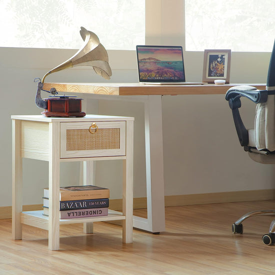 Savanna Bed Side Table with Doors