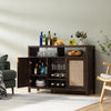 Savanna Bar Cabinet with Glass Holder - Sicotas