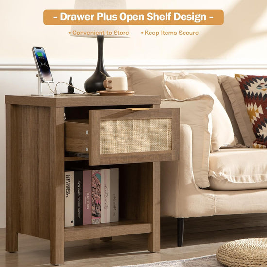 Savanna Nightstands with Drawer