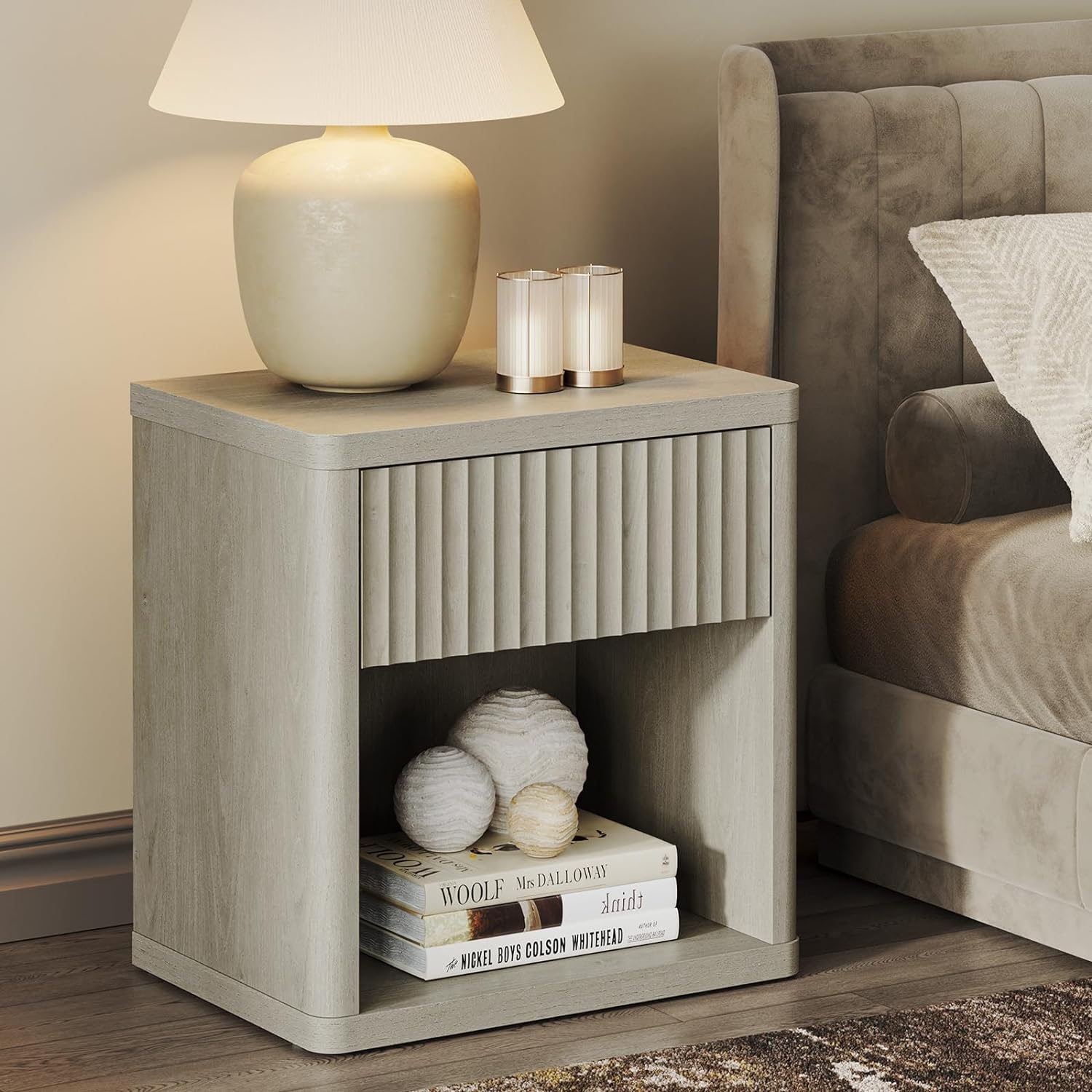 Cas Nightstand with Drawer - Sicotas