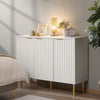 Opus White Buffet Cabinet - Sicotas