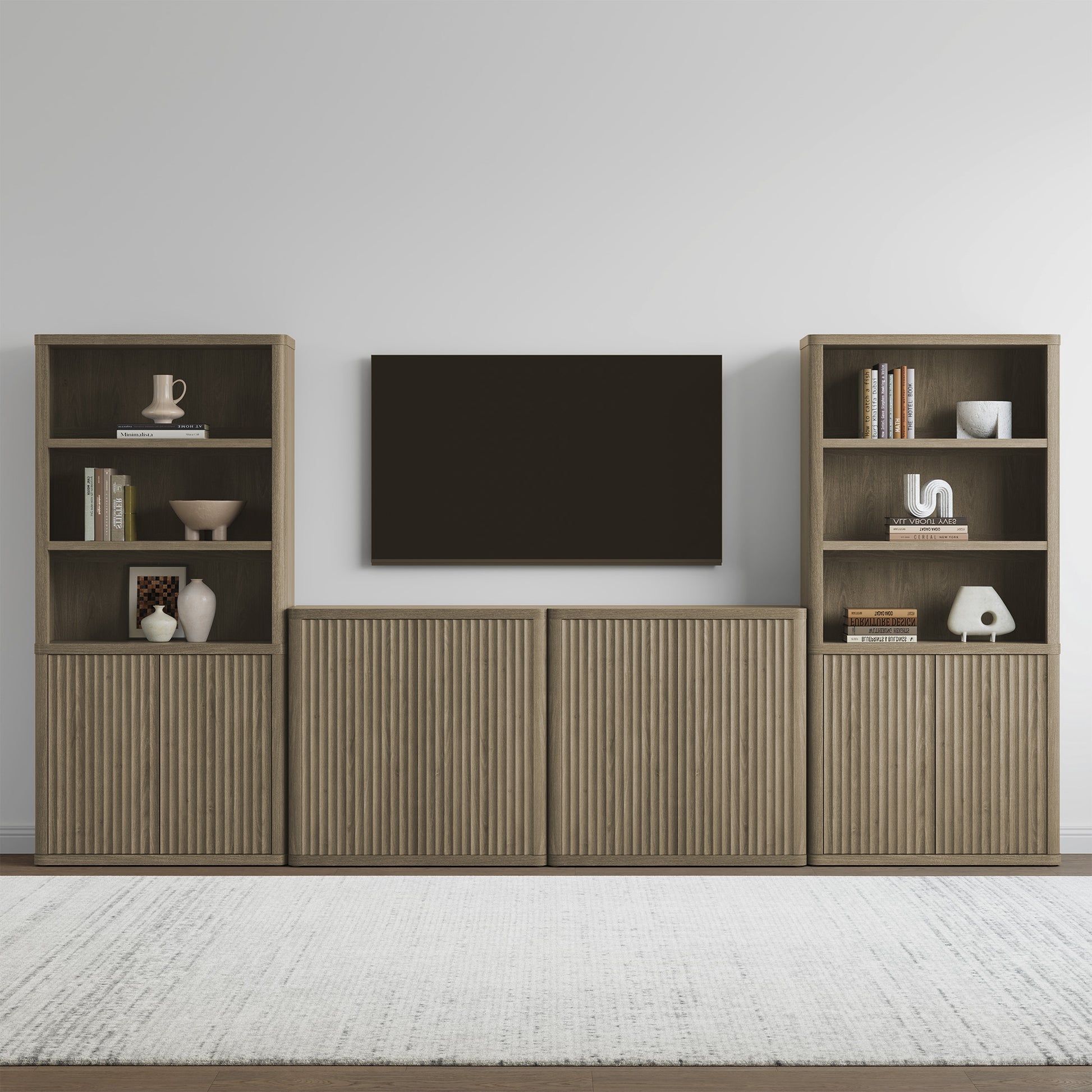 Cas Bookcases with 2 Doors - Sicotas