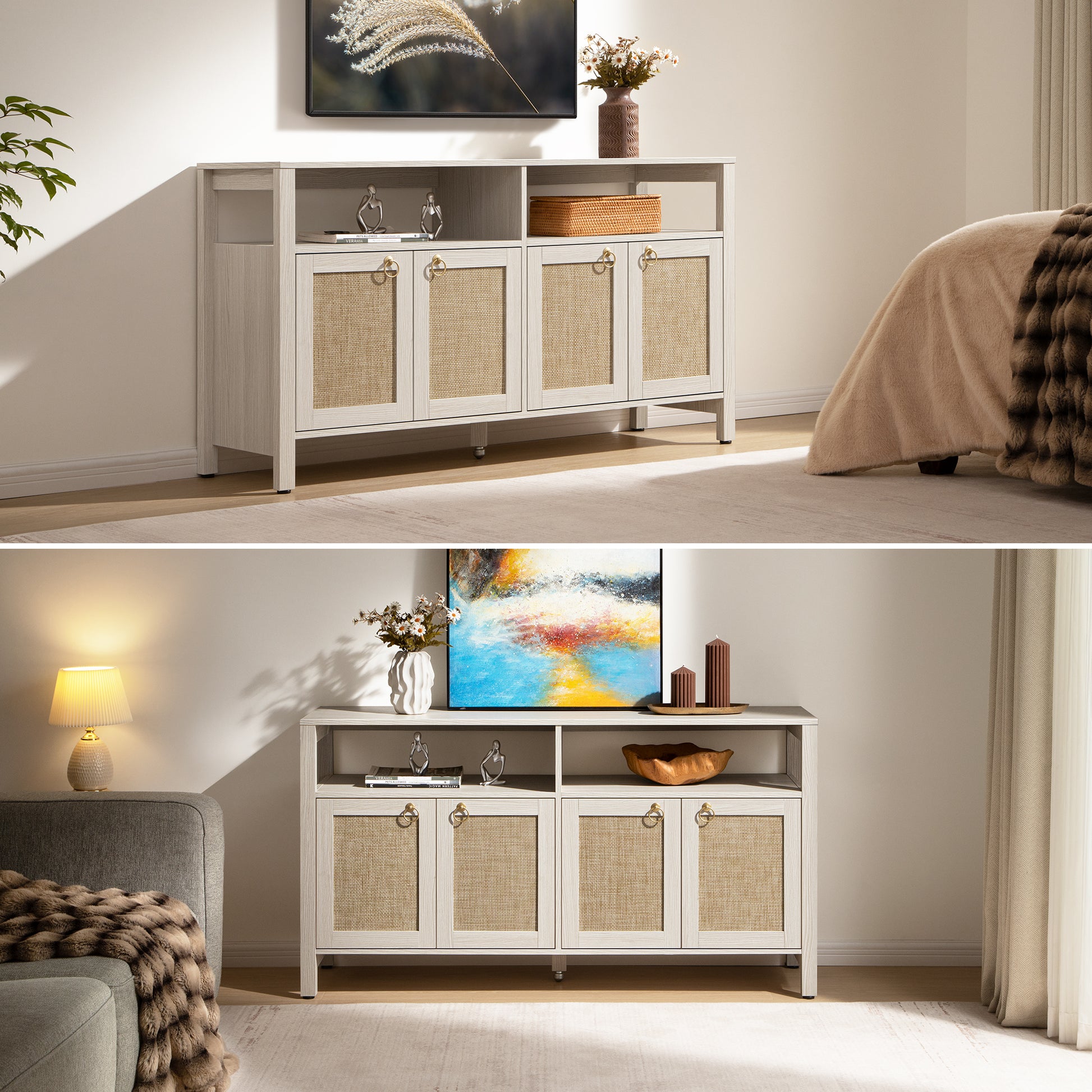 Terra TV Stands White