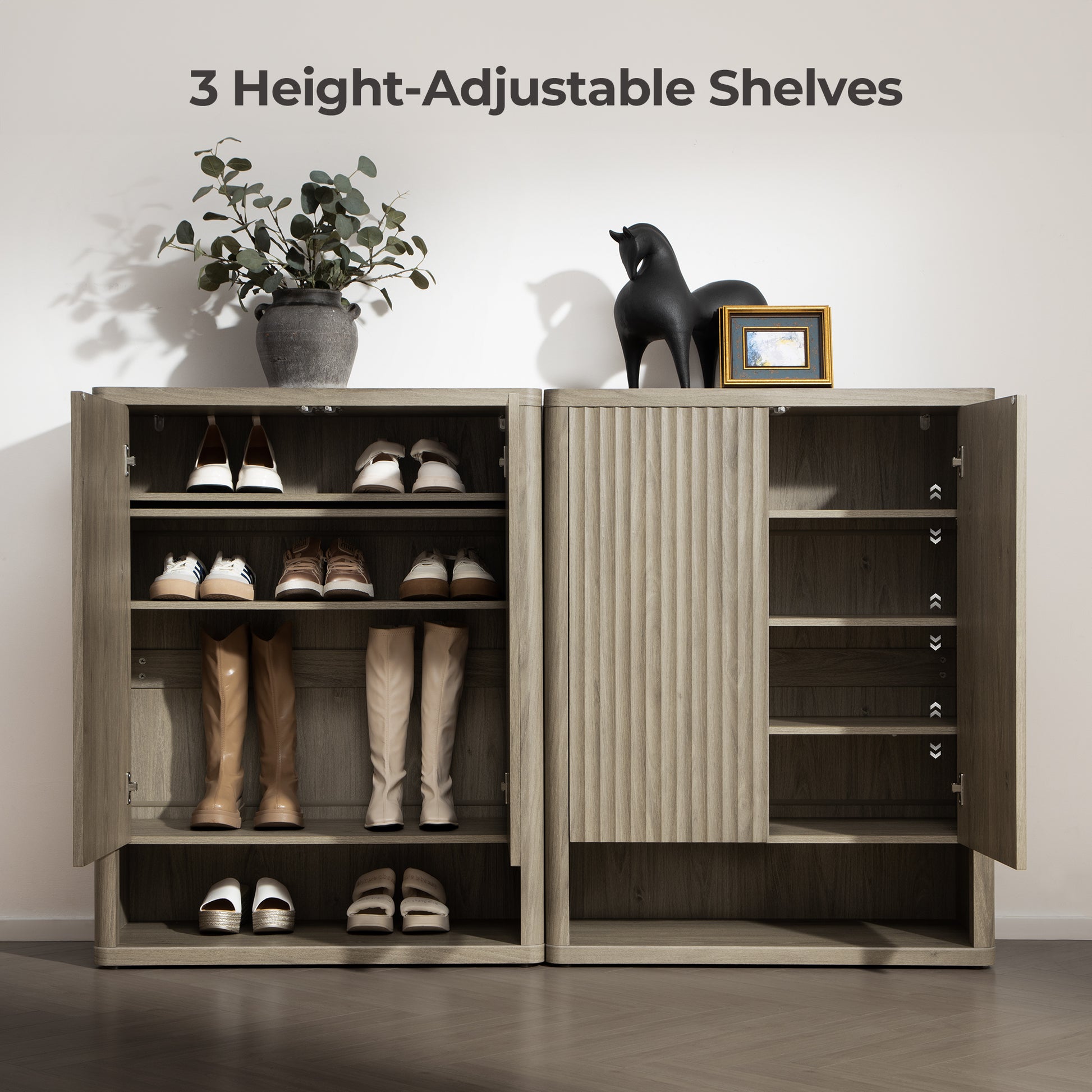 Cas Shoe Cabinet with Storage - Sicotas