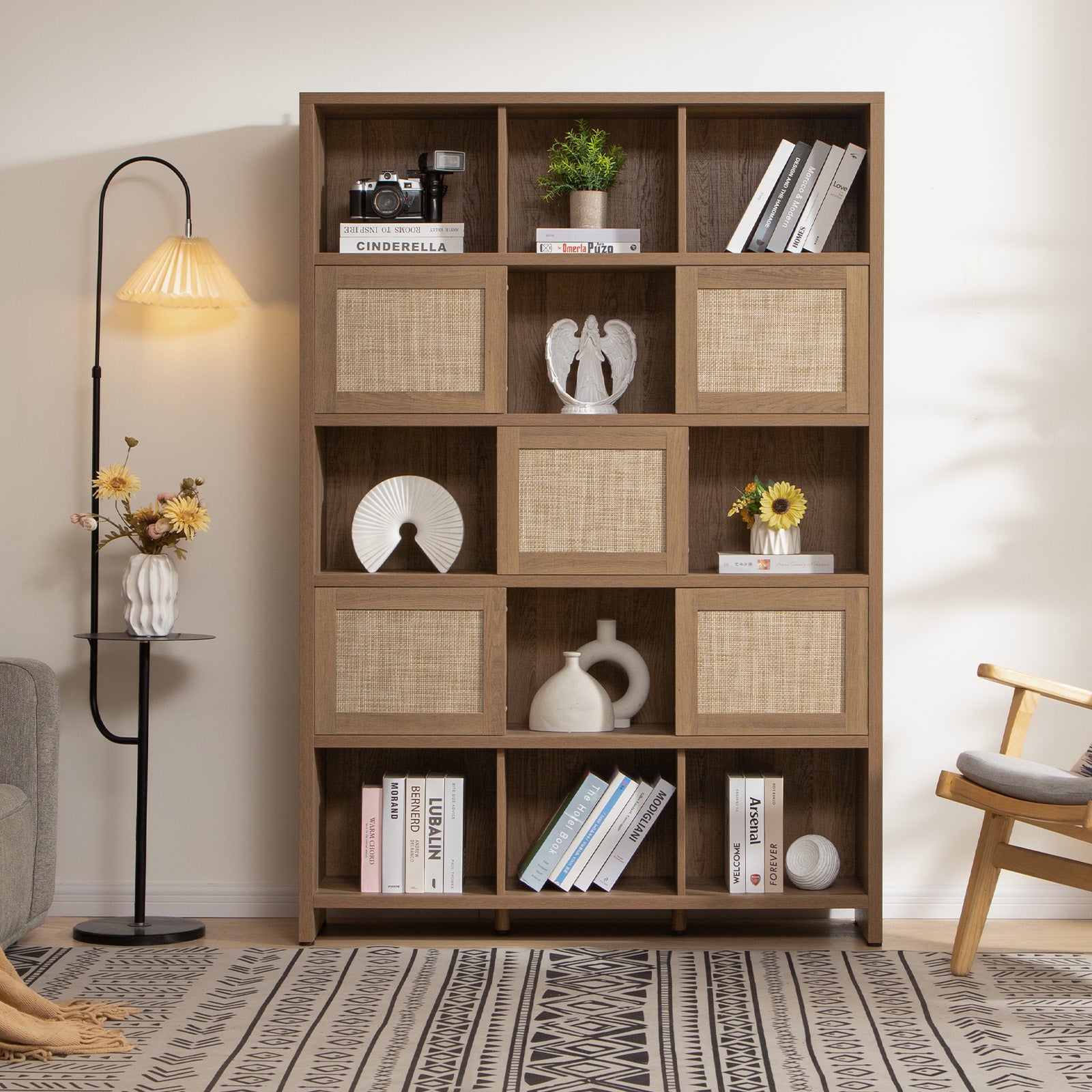 Savanna Rattan Bookcase