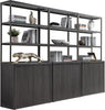 Cas 70.9Inch Bookshelf With doors - Sicotas