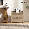 Savanna Nightstand with Charging Station - Sicotas