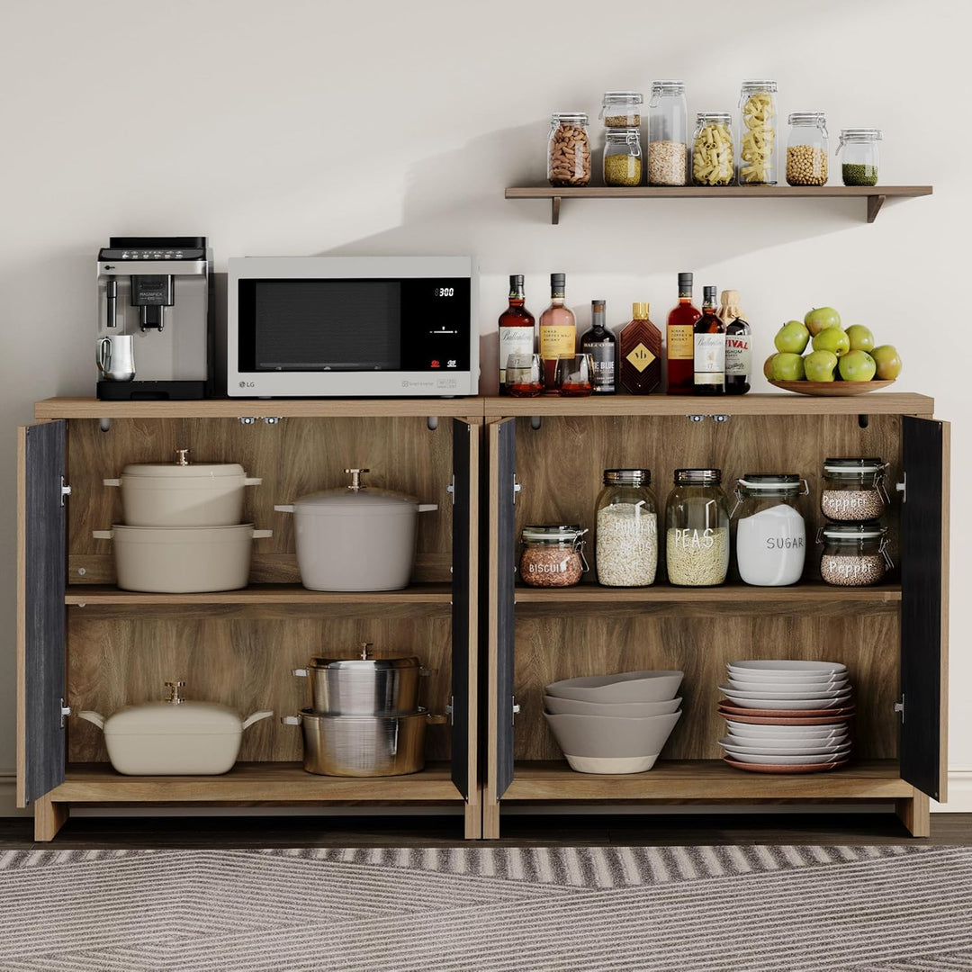 Checkered Sideboards with Doors