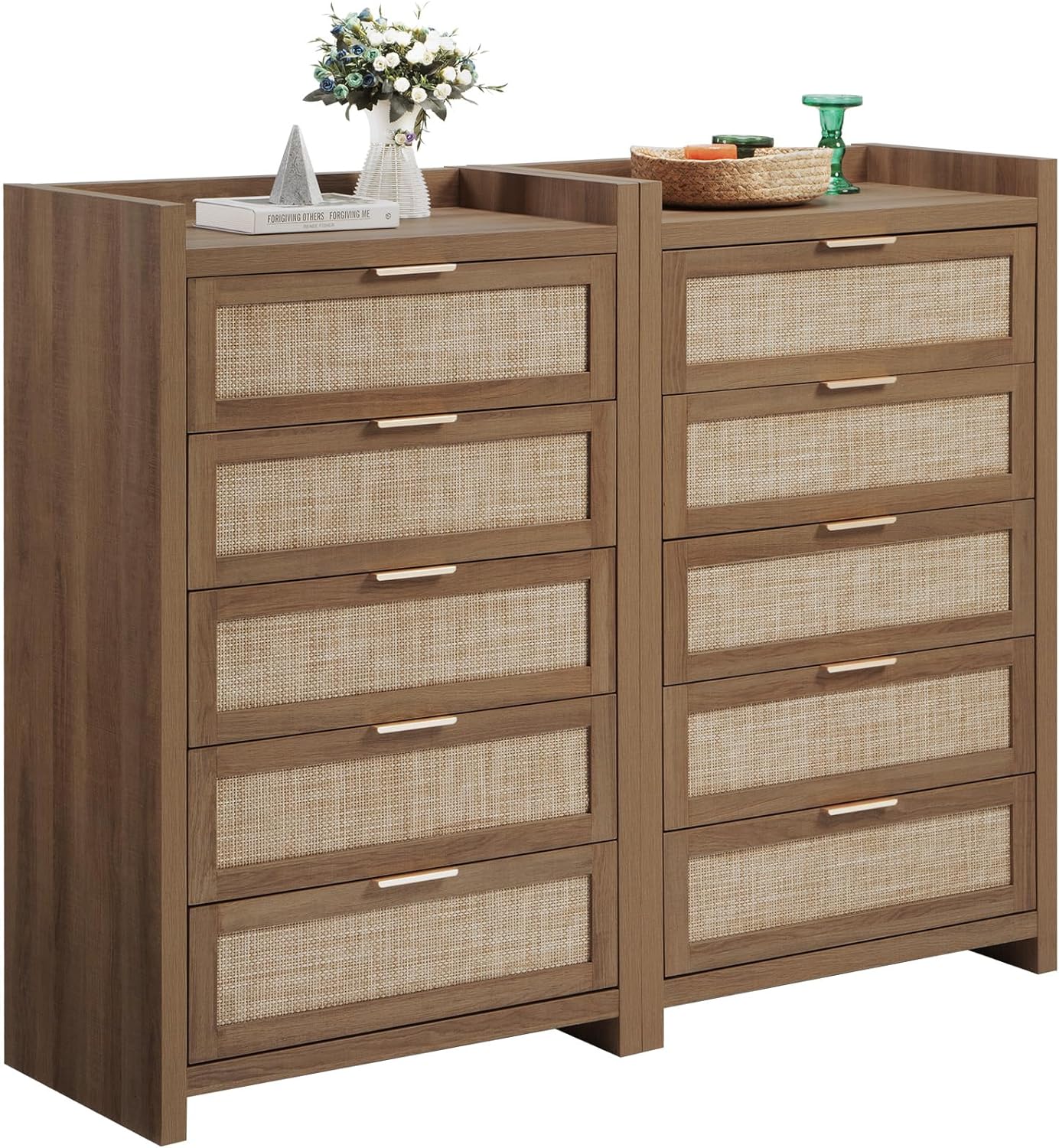 Savanna Wood Dresser, 5 Drawers