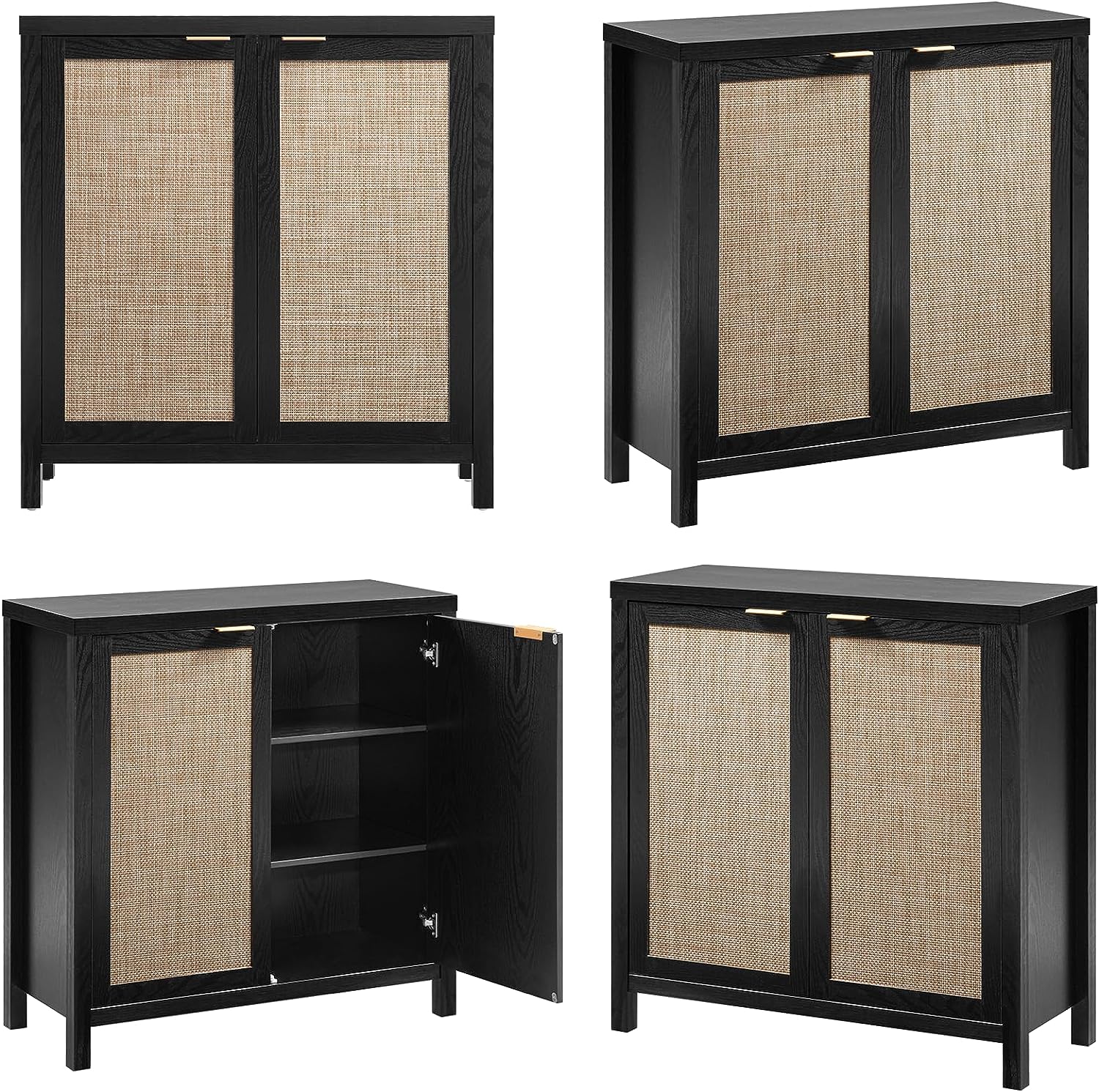 Savanna Black Buffet Cabinets