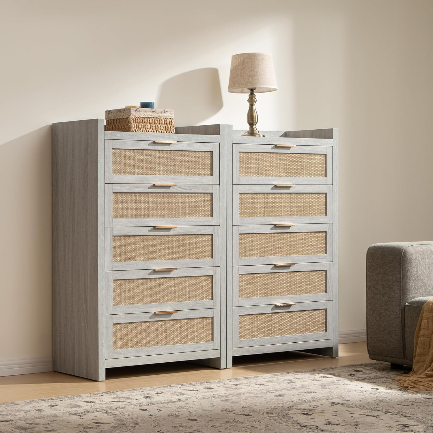 Savanna Wood Dresser, 5 Drawers