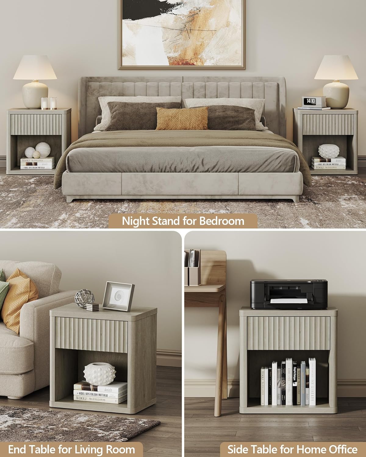 Cas Nightstand with Drawer