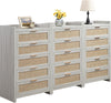 Savanna Wood Dresser, 5 Drawers - Sicotas