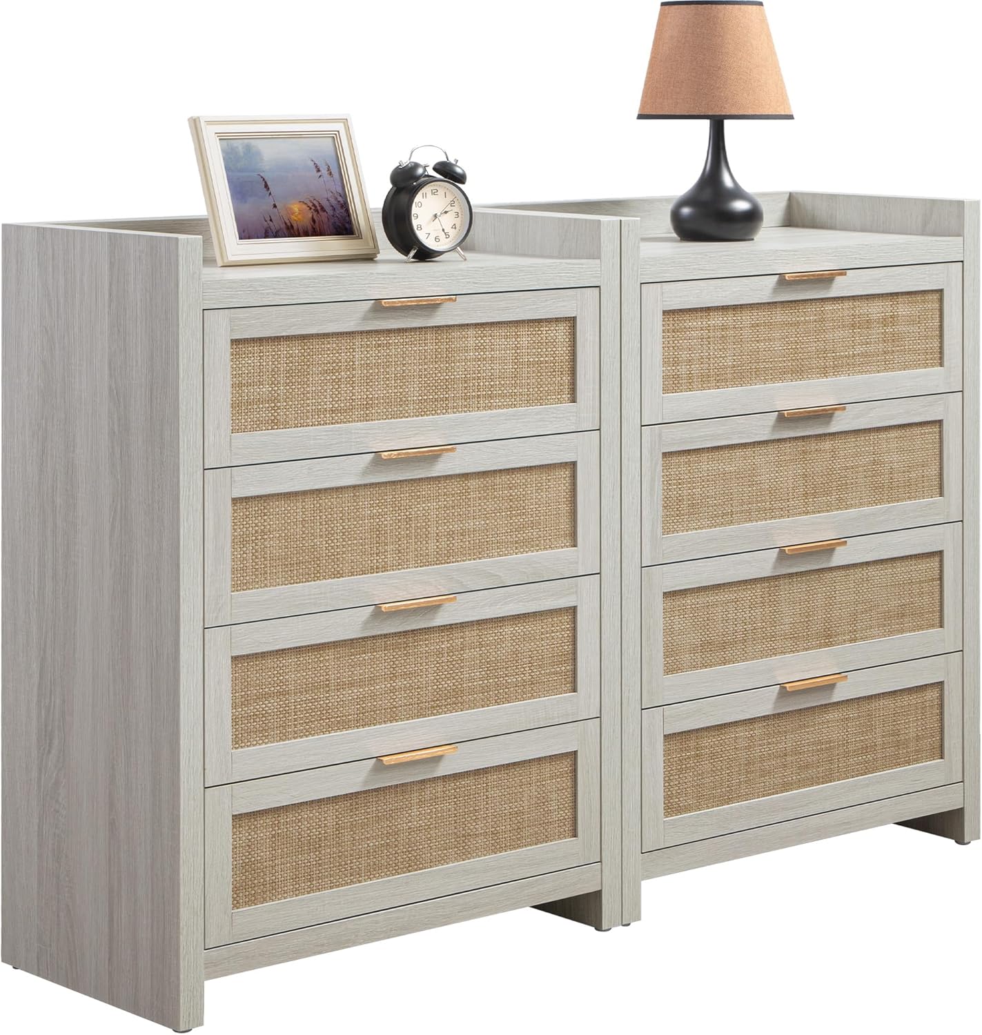 Savanna Wood Dresser, 4 Drawers - Sicotas