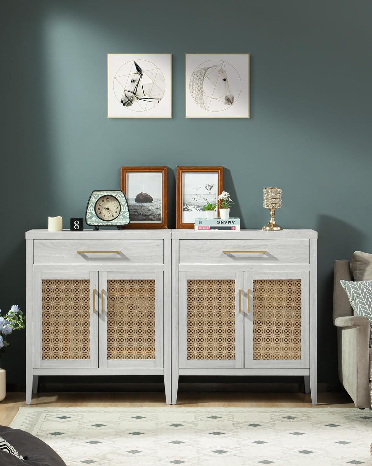 Metal deals cabinet sideboard