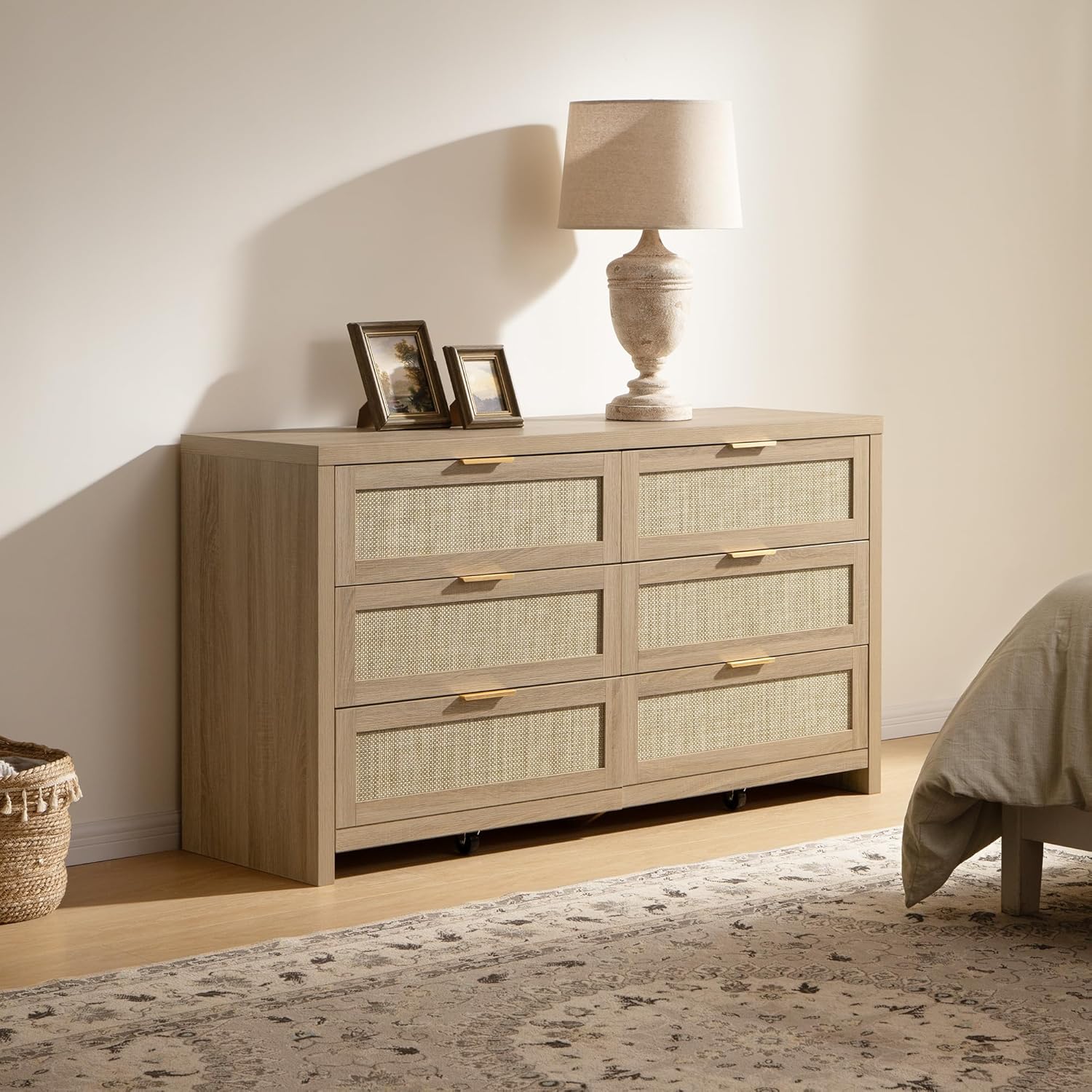 Savanna Wood Dresser, 6 Drawers