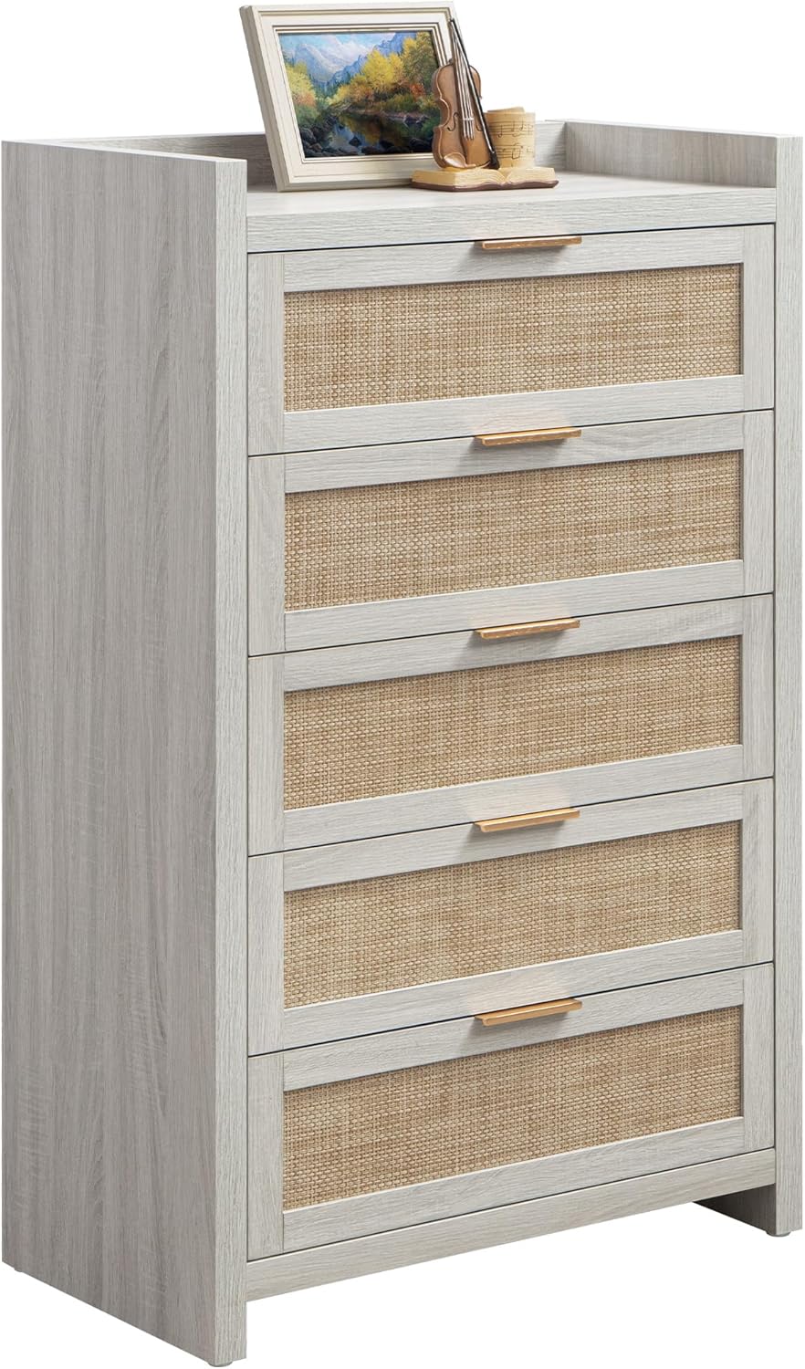 Savanna Wood Chests of 5 Drawers - Sicotas