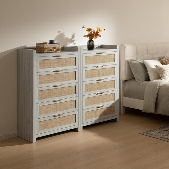 Savanna Wood Dresser, 5 Drawers