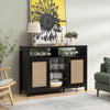 Savanna Bar Cabinet with Glass Holder - Sicotas