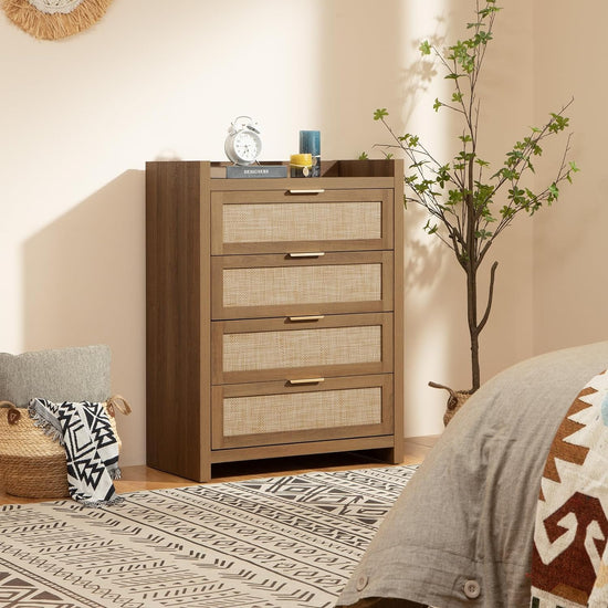 Savanna Wood Chest of 4 Drawers