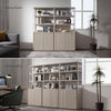 Cas 70.9Inch Bookshelf With doors - Sicotas