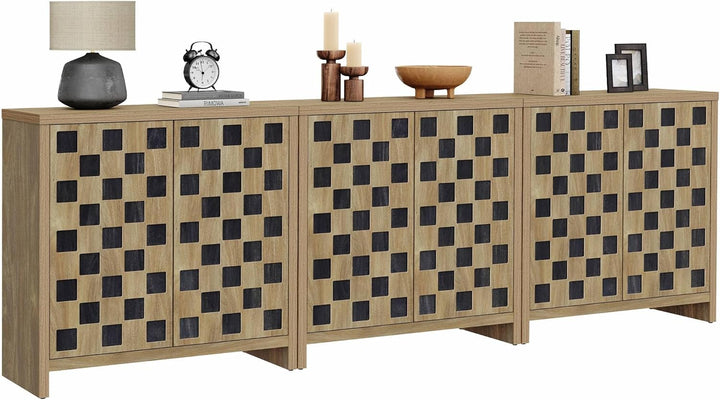 Checkered Sideboards with Doors