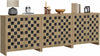 Checkered Sideboards with Doors - Sicotas