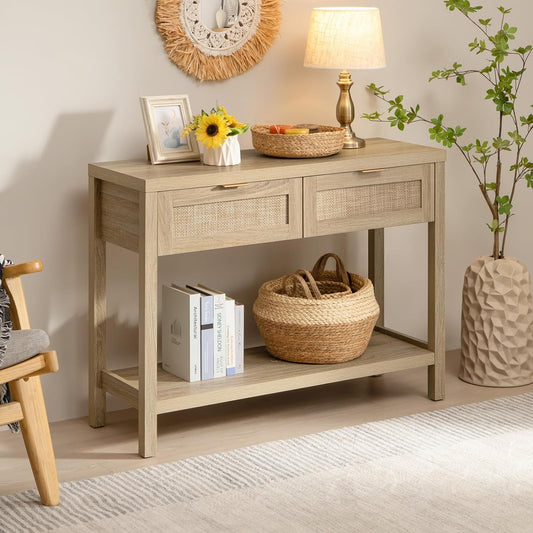 Savanna Console Table with 2 Drawers